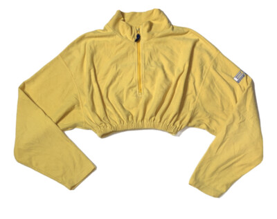 Preowned- Vintage Eddie Bauer EBTech 1/2 Zip Cropped Sweater Womens (Size XL) 