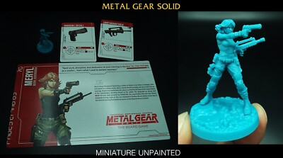 CMON METAL GEAR SOLID THE BOARD GAME Model MERYL Miniature NEW