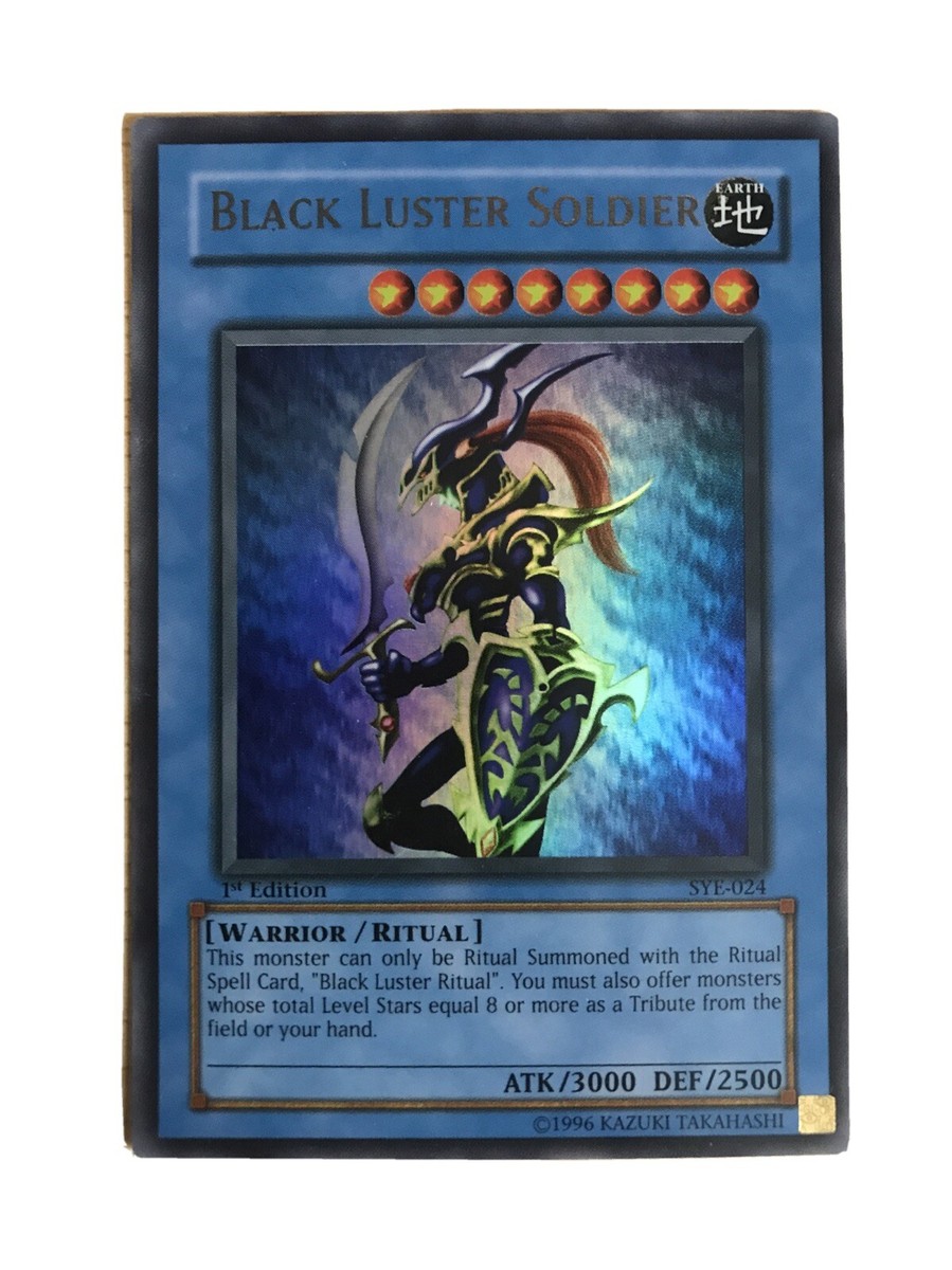 【PSA9】カオスソルジャー 英語 1st edition SYE-024 Black Luster Soldier + Ritual 1st Edition SYE-024/025 Near