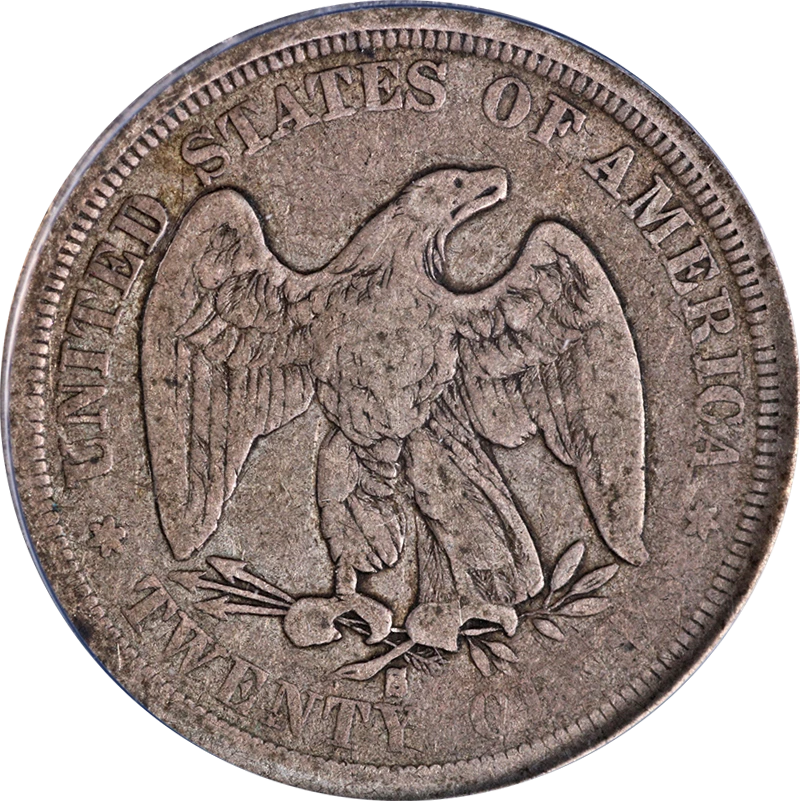 1875-S Twenty (20) Cent Piece ANACS VG8 Nice Eye Appeal Nice Strike - Image 2 of 4