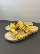 tory burch Two Band Espadrille Slide Sandals Wo  s Sz 7.5