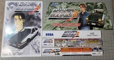 (Backlit) SEGA Initial D Arcade Ver. 3 Artwork Naomi ROSSO Jamma