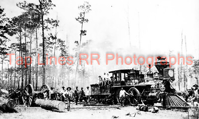 Tilghman Wilson & Co. 3 4-4-0 Baldwin Palatka, Fla circa 1896  New 5x8 Photo