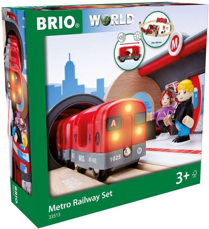 Brio Red/Light World - Metro Railway Set - Image 4