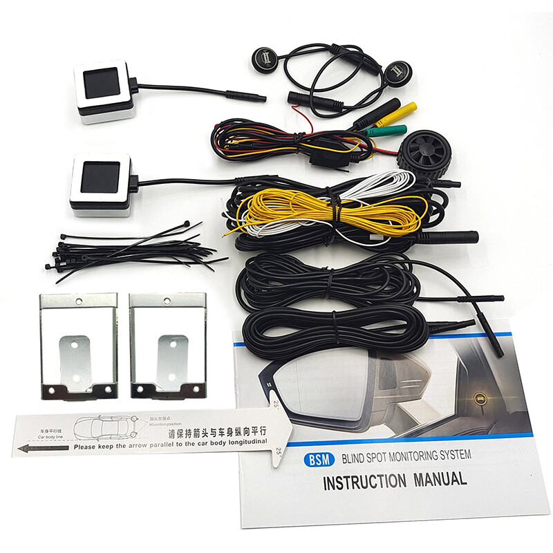 Dual Sensor Blind Spot Monitor BSM Radar Detection Safety System