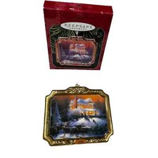 Vtg 1998. Hallmark Thomas Kinkade Collector's Series "Victorian Christmas ll