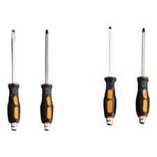 Multiple Use 2Pcs Tip Screwdriver with Striking Head for Profession Use