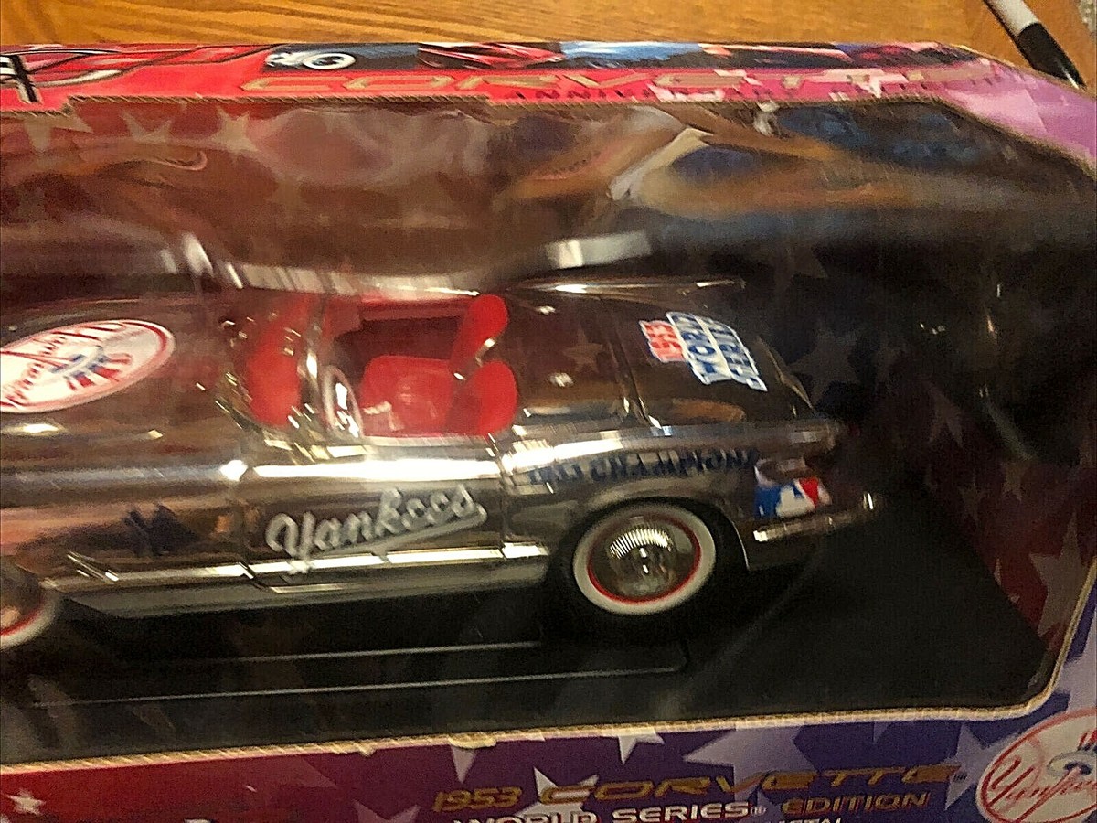 1:18ミニカー☆1953 Corvette ヤンキース特別版 American Muscle 53 Corvette New York Yankees 1 of 5000 made