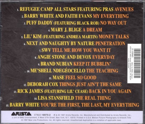 Money Talks Movie Soundtrack 1997 OG BMG CD Rap Hiphop R&B Various Artists - Picture 2 of 2