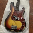 High Quality Vintage Relic 4 Strings Precision Electric Bass Chrome Hardware