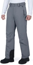 Sportneer Snow Pants Men Insulated Ski Pants Snowboarding Pants Grey Color
