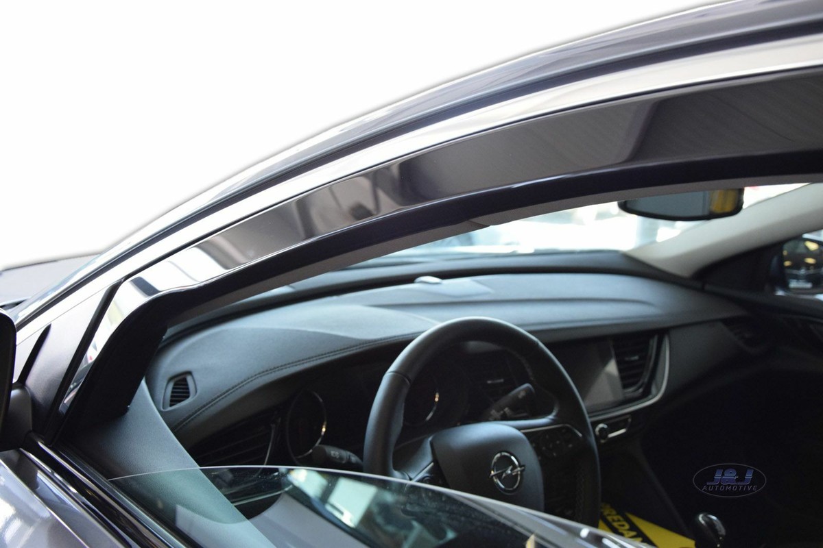 J&J AUTOMOTIVE | Heko Deflecteurs D'Air Déflecteurs De Vent Compatible Avec Insignia B Sports Tourer depuis 2017, Ensemble 4 pièces, Noir, Fumé, Aérodynamique, Montage facile J&J AUTOMOTIVE | Heko Deflecteurs D'Air Déflecteurs De Vent Compatible Avec Insignia B Sports Tourer depuis 2017, Ensemble 4 pièces, Noir, Fumé, Aérodynamique, Montage facile
