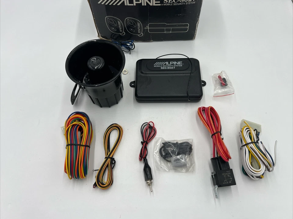 Piezas de repuesto originales para sistema de seguridad móvil Alpine SEC-8027 Foto 3 de 4