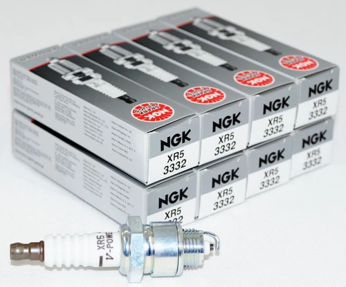 Set of 8 Genuine NGK 3332 XR5 V-Power Spark Plugs
