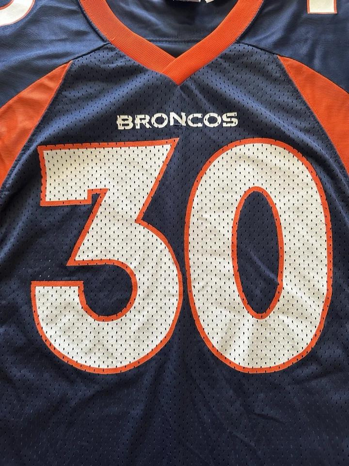 Camiseta deportiva Terrell Davis #30 de los Denver Broncos de la NFL mediana para hombre M 46 Foto 3 de 4