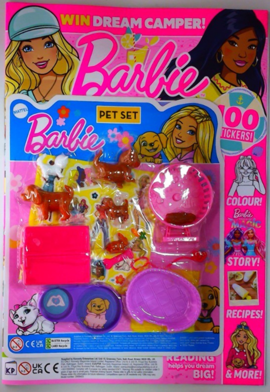 Barbie magazine #472 2026 Stickers, crafts, puzzles, colouring, Story + Pet Set