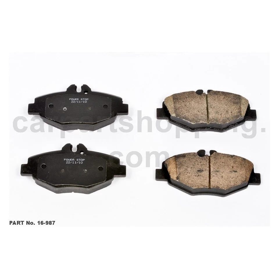 Комплект из 6 передних задних тормозных колодок тормозные диски подходит для Mercedes-Benz E320 2003 года выпуска - Изображение 2 из 4