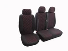 Seat Covers for Mercedes Sprinter Volkswagen Crafter  2006-2018 Velour red RHD