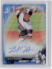 2017 Bowman Draft Lincoln Henzman AU SN150 #CDA-LH Sox Chrome Draft Pick Autogra