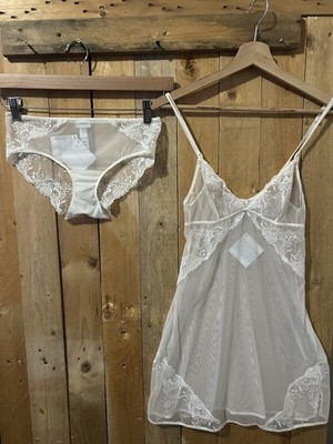S La Perla Lingerie Set Ivory White  Bra- Panty Bridal NWT