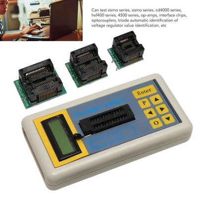 IC Tester Integrated Circuit IC Tester Professional ABS Portable Digital Tra SET