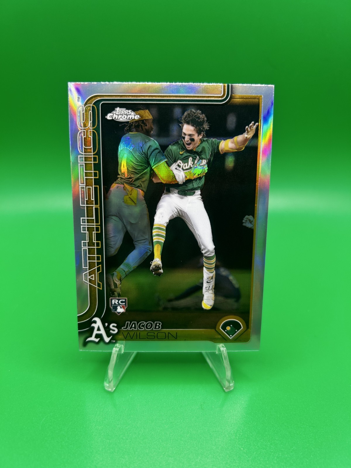 2025 Topps Chrome Jacob Wilson Image Variation RC Rookie #96 Athletics