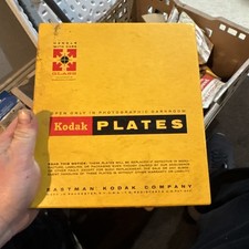 Kodak Plates Only Open In A Photographic Dark Room