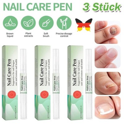 3X Premium Health Routine Nail Care Pen Nagelpflege, Nagelhaut-& Nagelpilzpflege