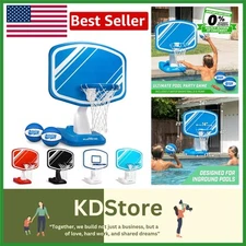 Ultimate Splash Hoop PRO: Inflatable Poolside Basketball Game for Summer Fun