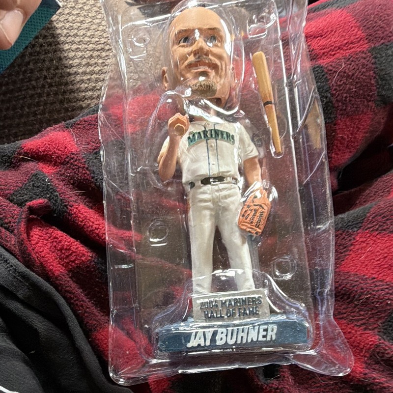 ROOT Sports Jay Buhner Seattle Mariners Bobblehead 40th Anniversary Baseball
