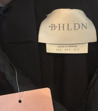 BHLDN Black Jacquard Dress NWT Size Small