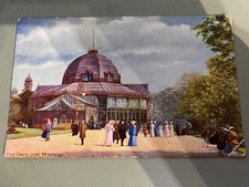 Vintage postard Pavilion Gardens, Buxton, Derbyshire c1905