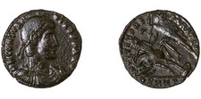 Coin Roman Empire Maiorina Constantius II 351-352 A.D.