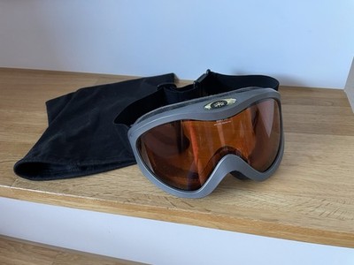 Skibrille Snowboard Brille Farbe Grau Gläser Orange