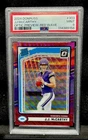 2024 PANINI DONRUSS 303 JJ McCARTHY ROOKIE RC OPTIC PREVIEW-RED WAVE PSA 9 MINT