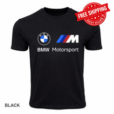 BMW M Logo Shirt Motorsport Performance Graphic Tee Mens Unisex
