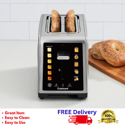 2-Slice Toaster SimpliTouch XL Color Touchscreen Stainless Steel NEW