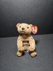 Vintage Rare 1999 TY Beanie Baby PECAN THE BEAR Retired With Tag