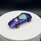 Vintage Hot Wheels Redline Silhouette Purple W/ White Interior HK - Very Good!