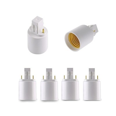 E26 to E27 Socket Adapter Converter 4 Pcs E-Simpo Gx23 to E26/E27 LED Socket