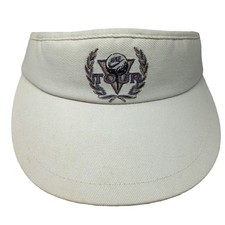 Nike Visor Beige Golf Tour Albertsons Logo Embroidery Cotton Hat Vintage Nike Visor Beige Golf Tour Albertsons Logo Embroidery Cotton Hat Vintage