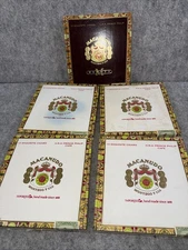 Lot Of 5 Macanudo Cigar Wood Boxes