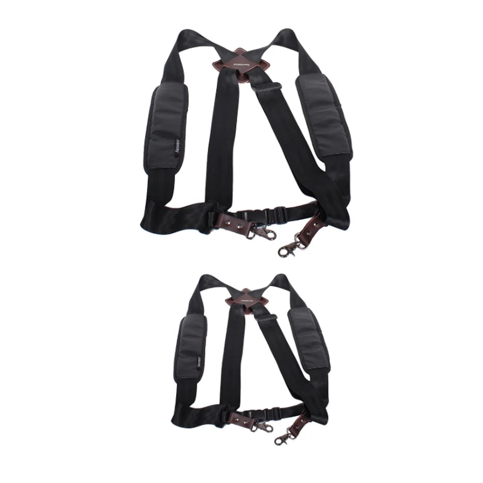 MARKENLOS Gepolsterter Schultergurt Handtrommel Trommelgurt Schultergurt Schwarz