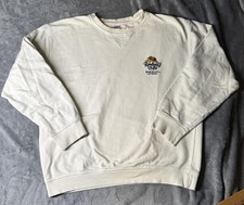 Rainforest Cafe Sweatshirt Mens Large Cream M...