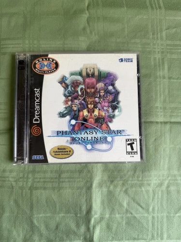 Phantasy Star Online Ver. 1 & 2 (Sega Dreamcast, 2001)  No Sonic Demo