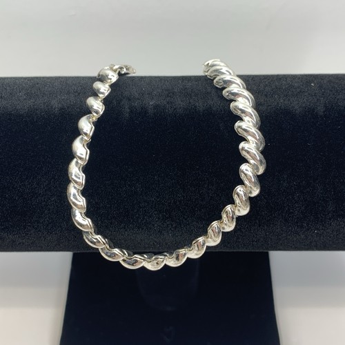 Vintage Sterling Silver Italy 925 FAS Beautiful San Marco Bracelet 6.5" 9g - Picture 20 of 24