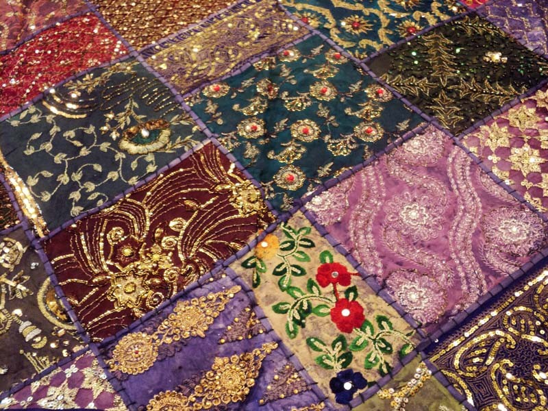 Christmas Gift Home Decor Cotton Handmade Patchwork Wall HangingThrow Tapestry