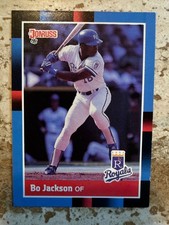 1987 Donruss Bo Jackson Rookie Baseball Card #220 Kansas City Royals