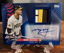 Manny Machado All-star Stitches AST-MM Auto/patch 10/25