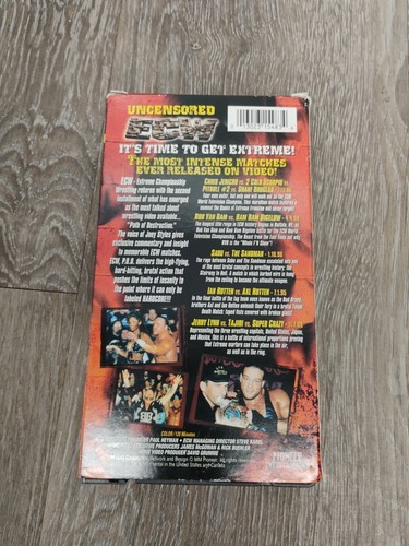 ECW: Path of Destruction (VHS 2000) Uncensored Extreme Championship Wrestling - Bild 3 von 4